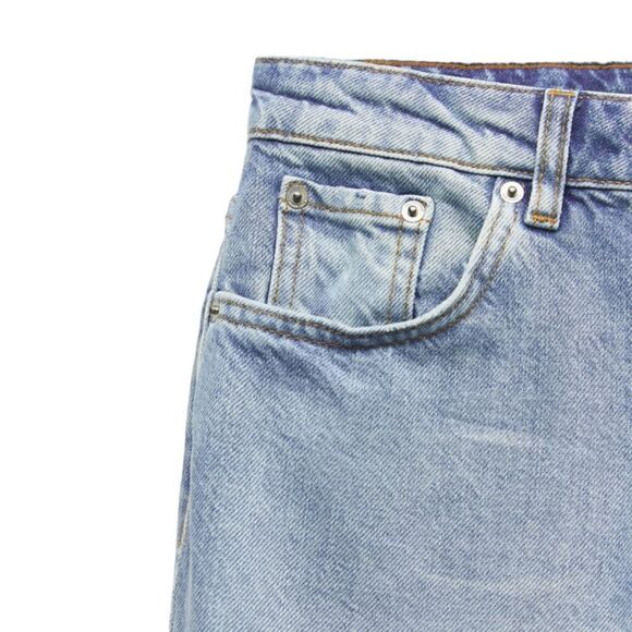 ZARA | Light blue | ZW MID-RISE CROPPED STRAIGHT LEG JEANS - Picture 4 of 12